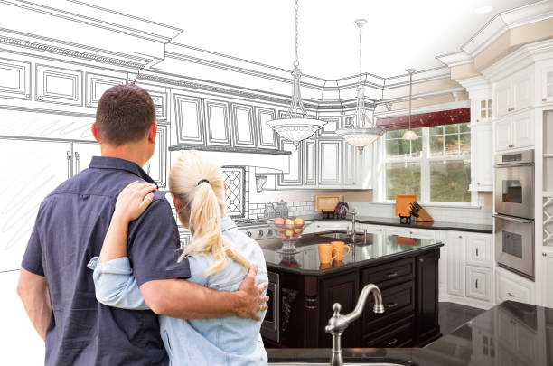 Professional Kitchen Island Installation technician working in Mercer Island, WA